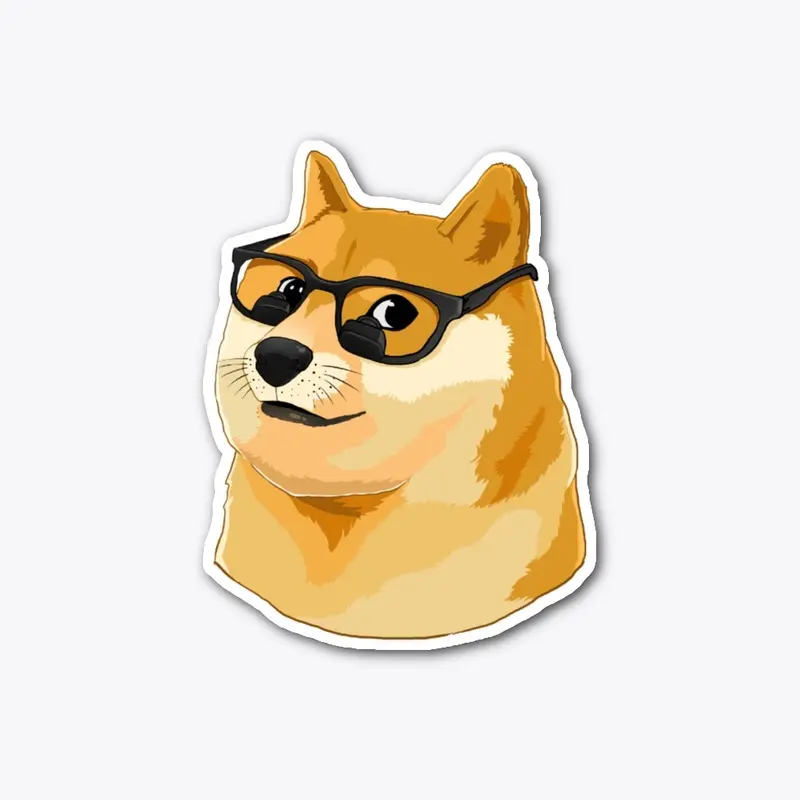 LoupeDoge Sticker